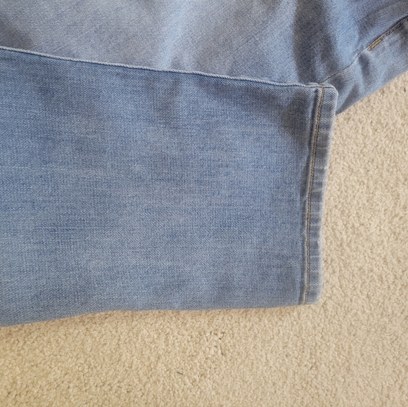 CAbi High Straight Light Wash Jeans Size 12 - Picture 7 of 16